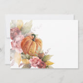 Invitation Célébrons la fête d'Action de grâce d'automne Pump (Dos)