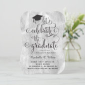 Invitation Célébrons la fête de l'Argent (Debout devant)