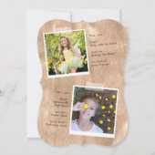 Invitation Célébrons la Graduate Copper Party (Dos)