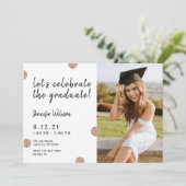 Invitation Célébrons la Parties scintillant Confetti de 2023 (Debout devant)