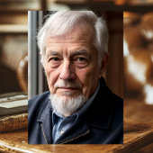 Invitation Célébrons la photo d'or bleu marine 90e anniversai