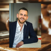 Invitation Célébrons la photo en or bleu marine 50e anniversa