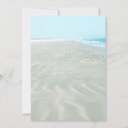 Invitation Célébrons la réception d'eau à l'aqua de sable ond (Dos)