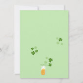 Invitation Célébrons la Saint-Patrick (Dos)