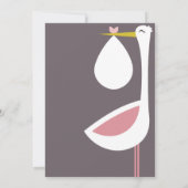 Invitation Célébrons l'arrivée de votre petit miracle ! (Dos)