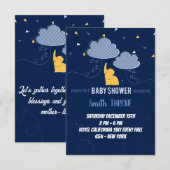 Invitation Célébrons l'arrivée de votre petit miracle ! (Devant / Derrière)