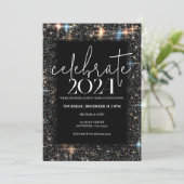 Invitation Célébrons le Nouvel An (Debout devant)