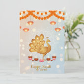 Invitation Céléption festive de diwali (Debout devant)