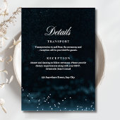 Invitation céleste du Mariage de nuit étoilé