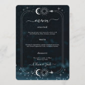 Invitation céleste du Mariage de nuit étoilé, Gala (Devant)