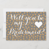 Invitation Céleste Serez-Vous Mon Épouse En Blanc Script (Devant)