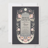 Invitation Celestial Blush Blossom Art Nouveau Bridal Shower (Devant)