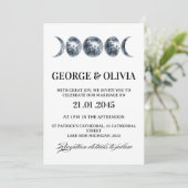 Invitation Celestial Boho Astrology Wedding Wedding (Debout devant)
