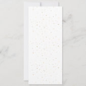 Invitation Celestial Midnight Gold Mariage Dinner Menu (Dos)