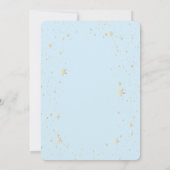 Invitation Celestial Moons,Stars Light Blue Bridal Luncheon  (Dos)