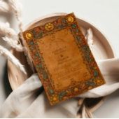 Invitation Celestial Mystic Baroque Wedding