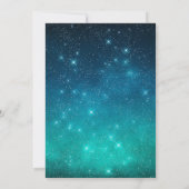 Invitation Celestial Un amour écrit dans les étoiles Mariage (Dos)