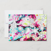 Invitation Celestial Yule Card (Devant)