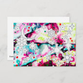 Invitation Celestial Yule Card (Devant / Derrière)