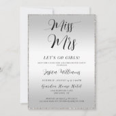 Invitation Célibataire d'Argent (Devant)