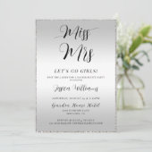 Invitation Célibataire d'Argent (Debout devant)