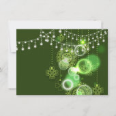 Invitation Celtic Clovers Irish Sauvez la date Mariage (Dos)