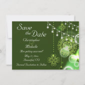 Invitation Celtic Clovers Irish Sauvez la date Mariage (Devant)