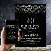 Invitation Celtic Knot 40e anniversaire