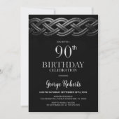 Invitation Celtic Knot 90ème anniversaire (Devant)