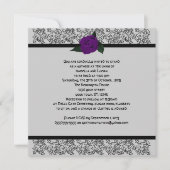 Invitation Celtic Knot Infinity Rose Goth Mariage (Devant)