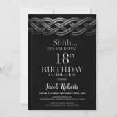 Invitation Celtic Knot Surprise 18ème anniversaire (Devant)