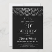 Invitation Celtic Knot Surprise 70e anniversaire (Devant)