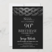 Invitation Celtic Knot Surprise 90ème anniversaire (Devant)