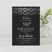 Invitation Celtic Knot Surprise 90ème anniversaire (Debout devant)
