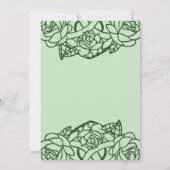 Invitation Celtic Triquetra Irish Heart Green Handfasting (Dos)