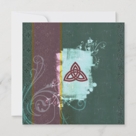 Invitation Celtic Triskel (Devant)