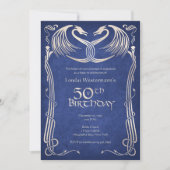 Invitation Celtic Viking Dragon 50e anniversaire (Devant)