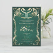 Invitation Celtic Viking Dragon 60e anniversaire (Debout devant)
