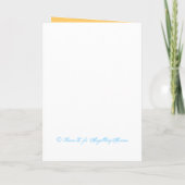 Invitation Cendreillon Pantoufle Turquoise Orange Coussin Inv (Dos)