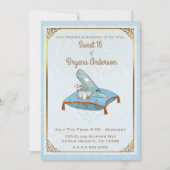 Invitation Cendrillon de conte de fées Sandale de verre Fête  (Devant)