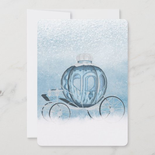 Invitation Cendrillon doux 16 (Dos)