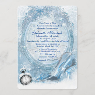 Invitation Cendrillon doux 16