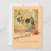 Invitation Cendrillon Et Sa Fée Dieu Mère (Devant)