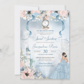Invitation Cendrillon Fairy Tale Princess Sweet 16 Anniversai (Devant)