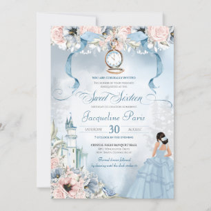 Invitation Cendrillon Fairy Tale Princesse Sweet 16 Anniversa