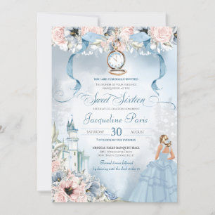 Invitation Cendrillon Fairy Tale Princesse Sweet 16 Anniversa