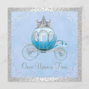 Invitation Cendrillon Il était une fois Princesse Anniversair