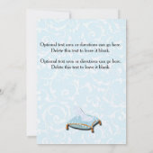 Invitation Cendrillon Livre de Contes Royal pour u (Dos)