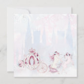 Invitation Cendrillon Princesse N'importe quel nombre Anniver (Dos)