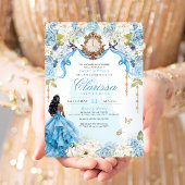 Invitation Cendrillon Princesse Sweet sixteen royal